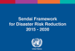 چارچوب سندای برای کاهش خطر بلایا